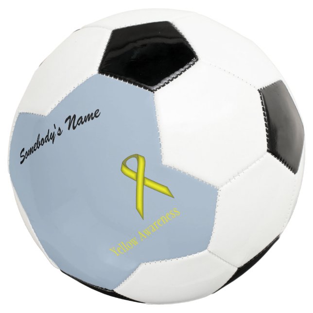 Ballon De Foot Modèle standard jaune par Kenneth Yoncich (3/4)