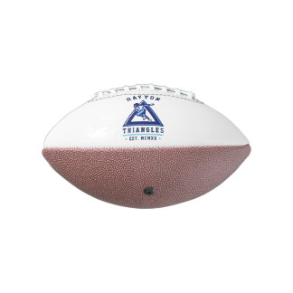 Ballon De Foot Moderne Vintage Dayton Triangles Est.