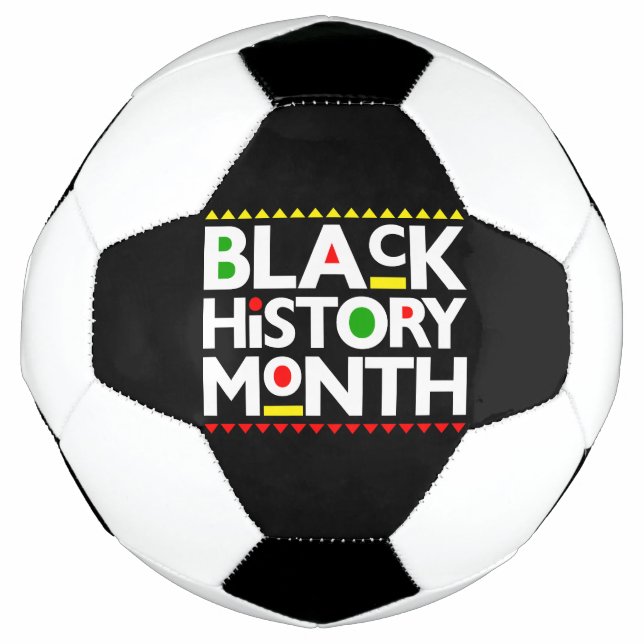 Ballon De Foot Mois de l'histoire noire Melanin Hommes Femmes Enf (Devant)
