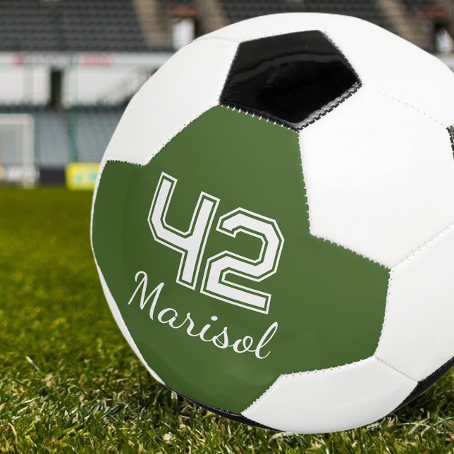 Ballon De Foot Monogramme du numéro du joueur (Créateur téléchargé)