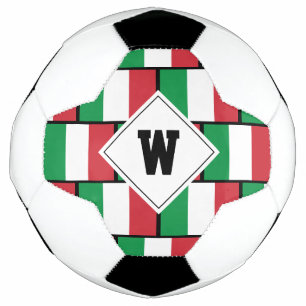 Ballon De Foot Monogramme Patriotique ITALIE