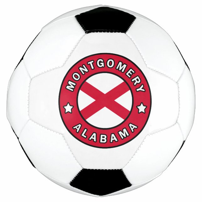Ballon De Foot Montgomery Alabama (Devant)