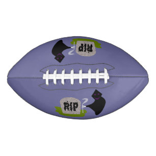 Ballon De Foot Mort au cimetière Football d'Halloween