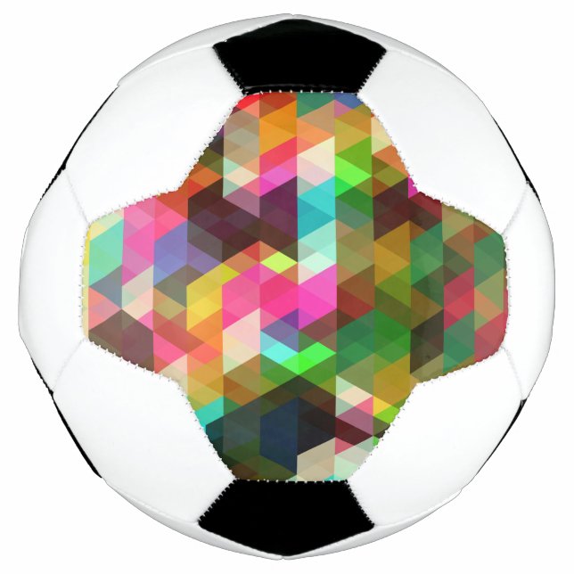 Ballon De Foot Motif Abstrait (Devant)