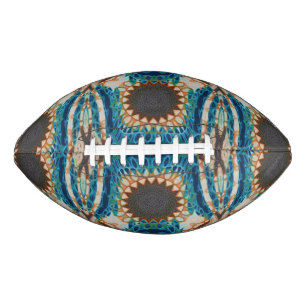 Ballon De Foot Motif autochtone Turquoise du sud-ouest