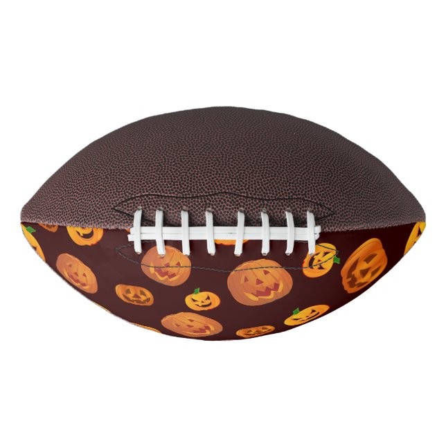 Ballon De Foot Motif Citrouille Halloween Jack-O-Lantern (Devant)