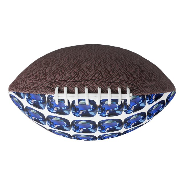 Ballon De Foot Motif Coupe Sapphire Bleu (Devant)