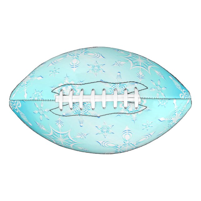 Ballon De Foot Motif Crystal Snowflakes (Devant)