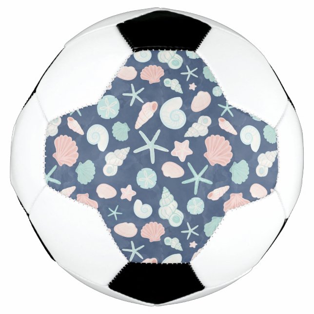 Ballon De Foot motif de coquillages (Devant)