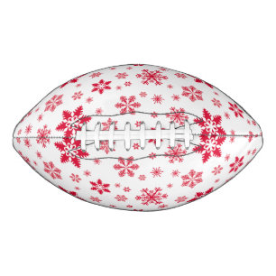 Ballon De Foot Motif de flocon de neige, Flammes de neige rouges,