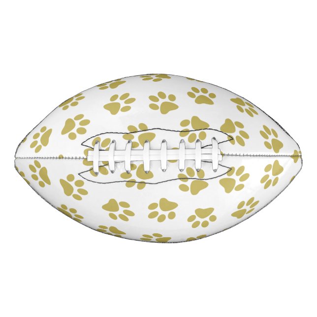 Ballon De Foot Motif De Pailles, Pailles De Chien, Pâtes D'Or (Devant)