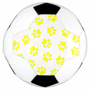 Ballon De Foot Motif De Pâtes, Patrouilles De Chien, Paws Jaunes