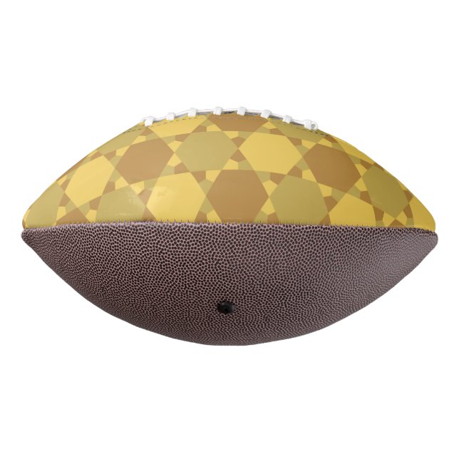 Ballon De Foot Motif d'illusion optique étoile Brown de sable (Tourné à 270°)