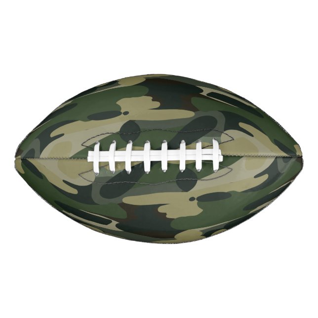 Ballon De Foot Motif du camouflage militaire vert (Devant)