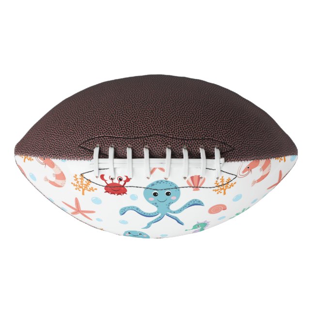 Ballon De Foot Motif du monde marin (Devant)