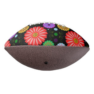 Ballon De Foot Motif floral rétro lumineux d'art folklorique colo