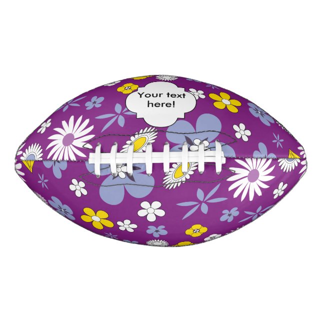 Ballon De Foot Motif floral sans couture (Devant)