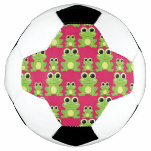 Ballon De Foot Motif mignon de grenouilles