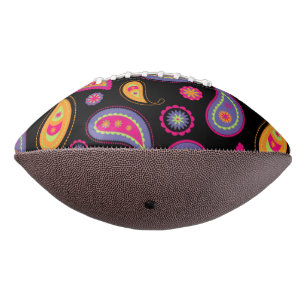 Ballon De Foot Motif Paisley sans couture Coloré