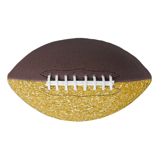 Ballon De Foot Motif PURE GOLD Splatter + votre texte / photo (Devant)