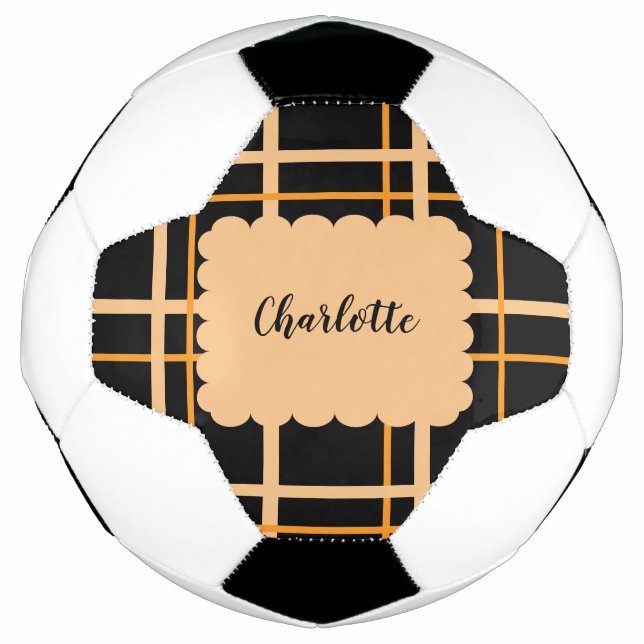 Ballon De Foot Motif rayé cool (Devant)