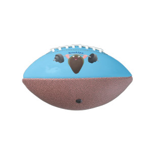 Ballon De Foot Moule amusante travaillant sur l'illustration de d
