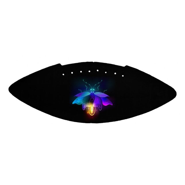 Ballon De Foot Neon Firefly sur noir (Panneau)