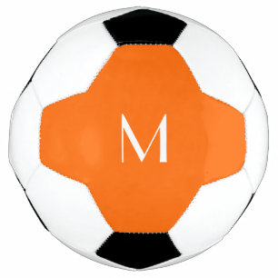 Ballon De Foot néon orange - monogrammedsoccer