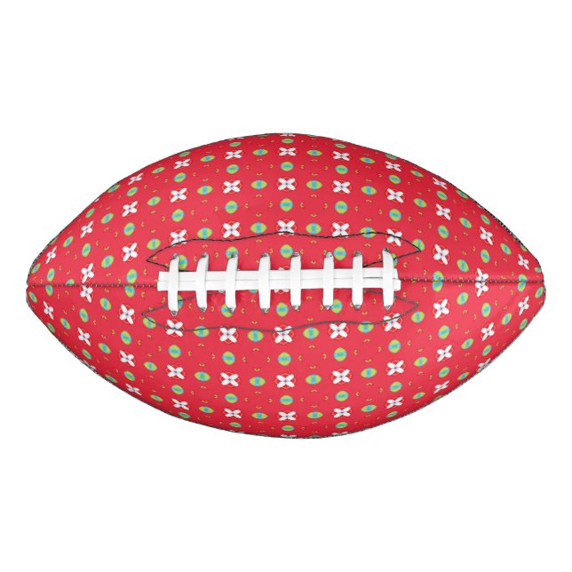 Ballon De Foot Noël Charme Motif 02 - (Devant)