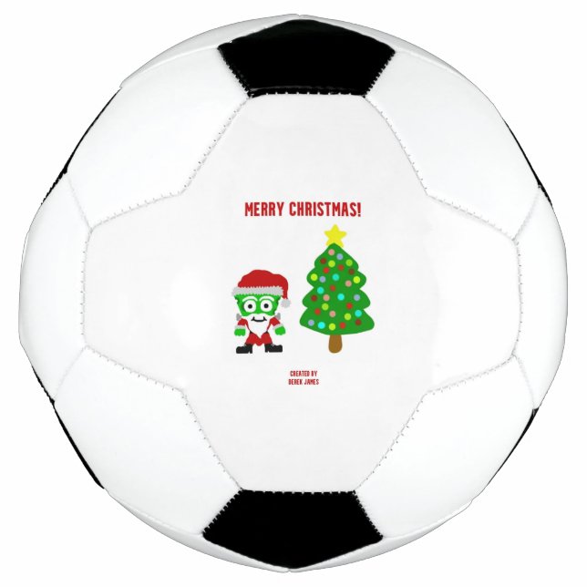Ballon De Foot Noël FrankenFromage balle de football (Devant)