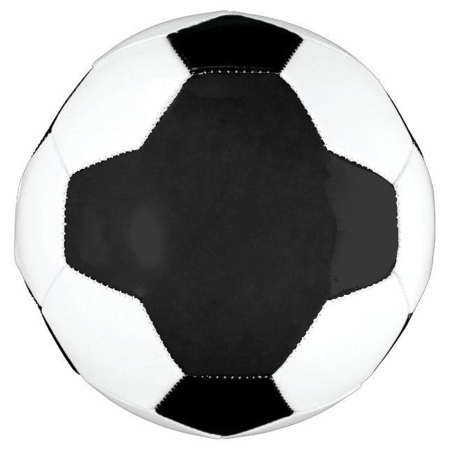Ballon De Foot Noir et blanc (Devant)