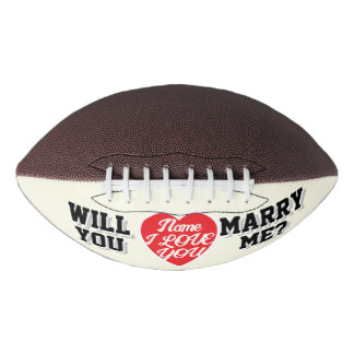 Ballon De Foot Nom de la proposition JE T'AIME ! VAS-TU M'ÉPOUSER