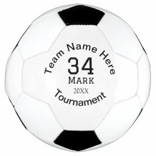 Ballon De Foot Nom de l'équipe ici ajouter nom tournoi année text
