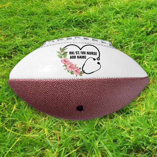 Ballon De Foot Nom de l'infirmière étudiante-inscrite-ancienne (Créateur téléchargé)