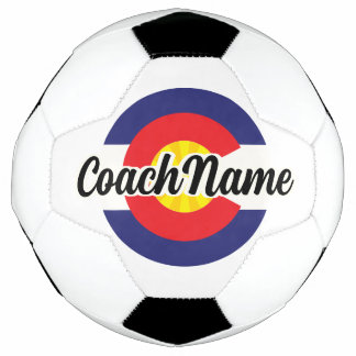 Ballon De Foot Nom personnalisé Design Cool Colorado