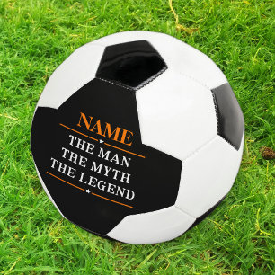 Ballon De Foot Nom Personnalisé L'Homme Le Mythe La Légende