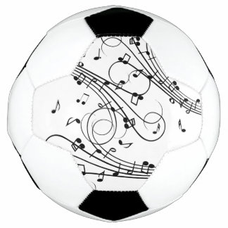Ballon De Foot Notes de fantaisie du design musical