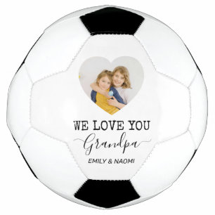 Ballon De Foot Nous Vous Aimons Grand-Père Boule de soccer pers