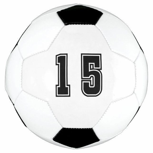 Ballon De Foot Numéro 15 (Devant)