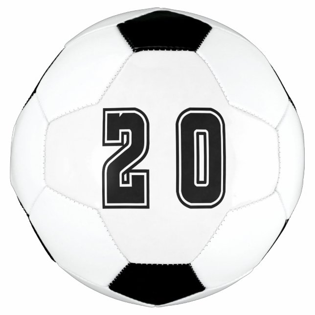 Ballon De Foot numéro 20 (Devant)