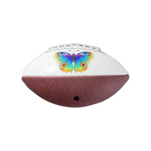 Ballon De Foot Oeil de paon arc-en-ciel