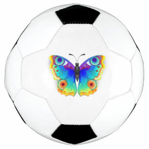 Ballon De Foot Oeil de paon arc-en-ciel