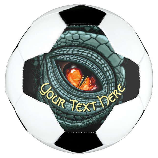 Ballon De Foot Œil de prédateur reptile primal (Devant)