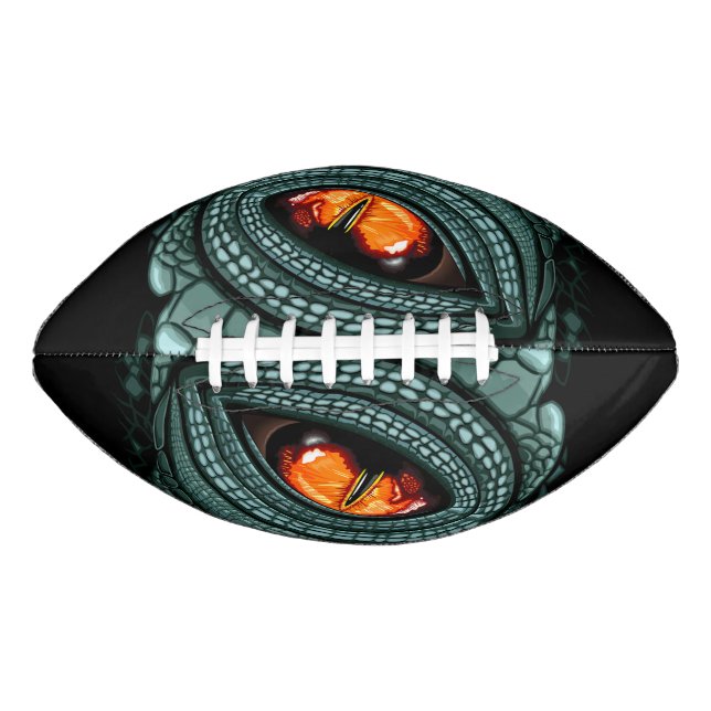 Ballon De Foot Œil de prédateur reptile primitif (Devant)
