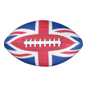 Ballon De Foot Original cross-stitch design Union Jack