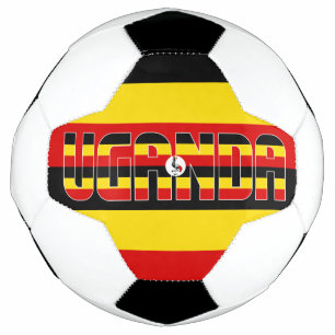 Ballon De Foot Ouganda Drapeau patriotique