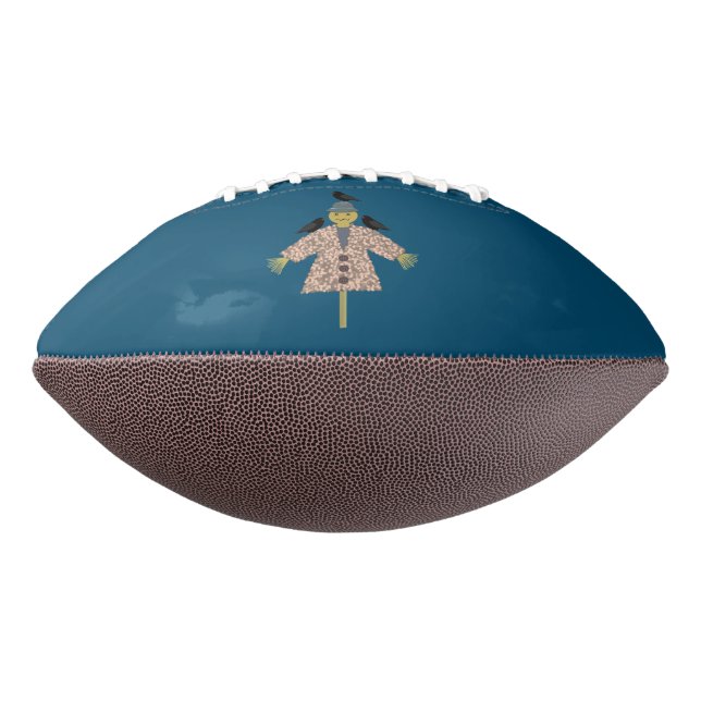 Ballon De Foot Paille d'Halloween Scarecrow et Ravens (Tourné à 270°)