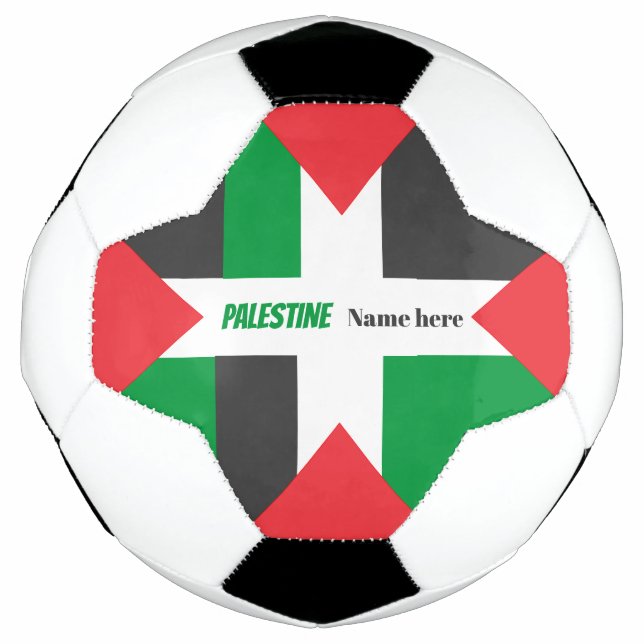 Ballon De Foot Palestine Football Soccer Ball (Devant)