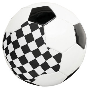 Ballon De Foot Panneau de contrôle Diamant Blanc Noir