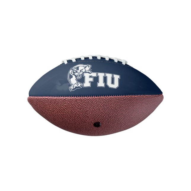 Ballon De Foot Panthers de la FIU - Logo blanc (Tourné à 270°)